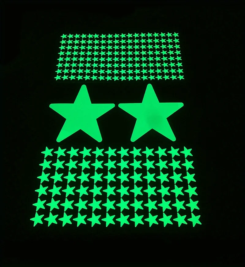 Glow in The Dark Wall Stickerst Adhesive Dots Luminous Ceiling Decals for Kids Bedroom Halloween Home Decoration