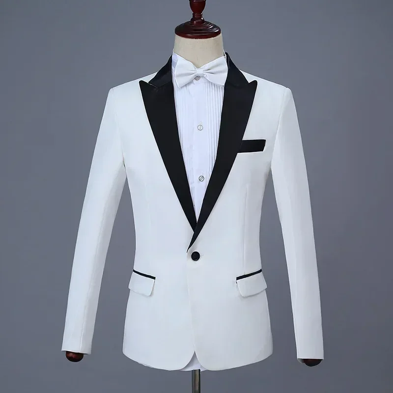 Men Long Sleeve Button Up Suits Party Banquet Dress Costumes White Wedding Tuxido Suits Two Piece Set Plus Size Pants Set 4xl