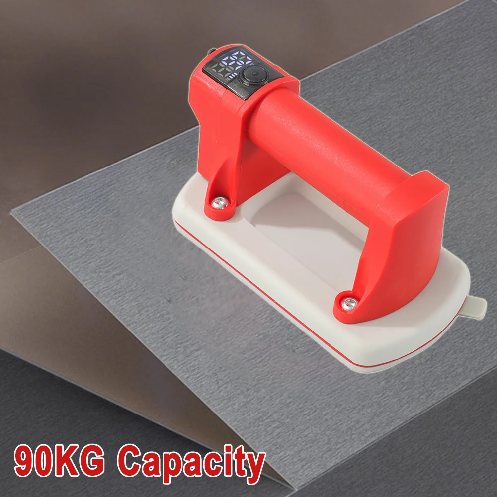 

Электрическая вакуумная присоска емкостью 90 кг, стеклянный подъемник, присоска для плитки, портативный подъемный и движущийся электроинструмент, перезаряжаемый тип C