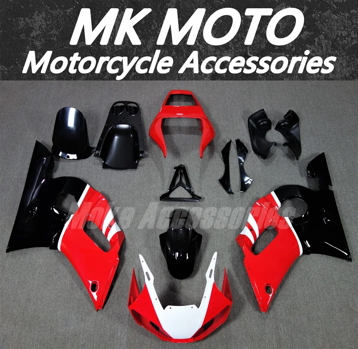 

Motorcycle Fairings Kit Fit For Yzf R6 1998 1999 2000 2001 2002 Bodywork Set High Quality ABS Injection NEW Red Black