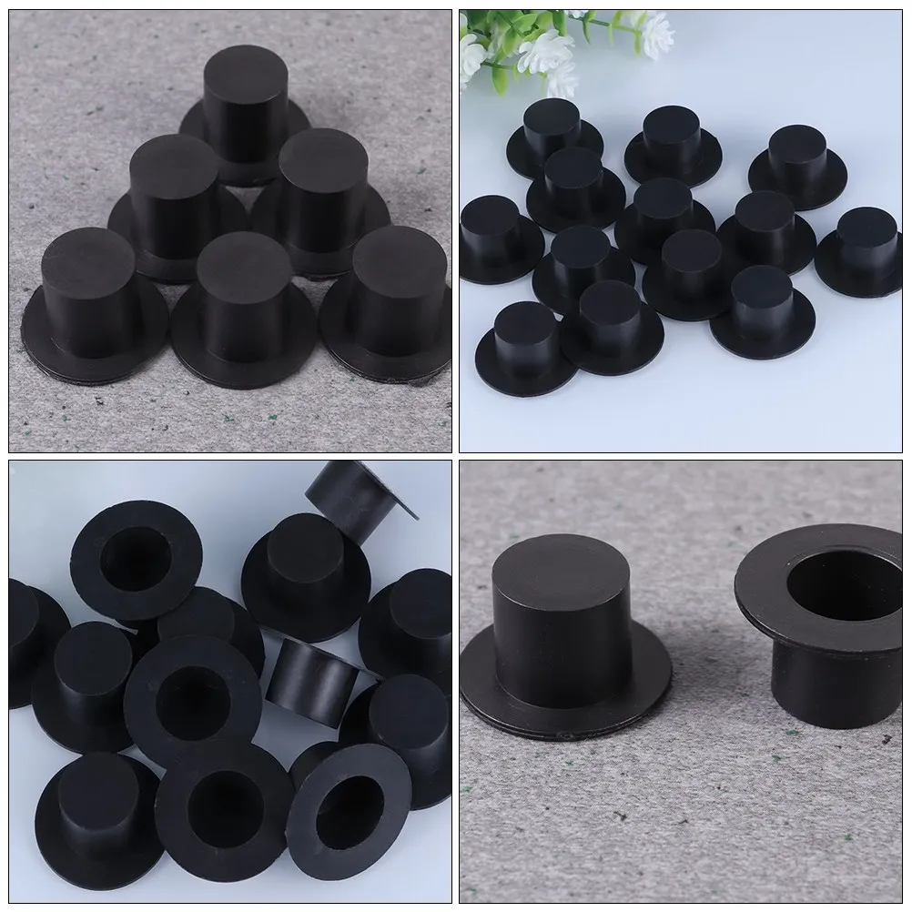 

Mini Snowman Hat and Scarf Ornaments for Kids Diy Craft Christmas Decorations Black Small