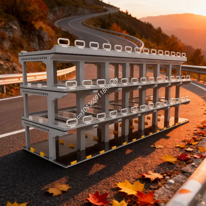 

2541pcs MOC City Champion Car Garage II City Model Building blocks toy Construction Assemble DIY creative Christmas gifts Brick