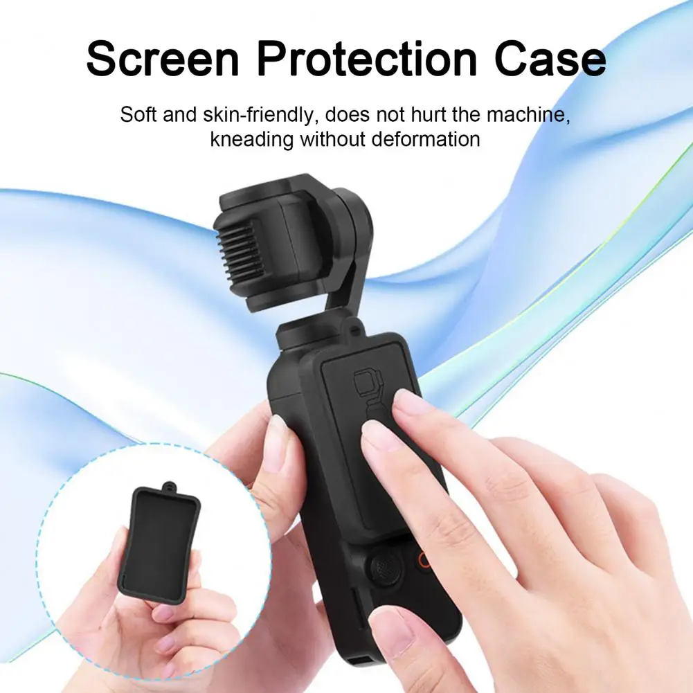 ソフトシリコン保護カバー,傷に強い,防汚,正確なラウンド保護,smo Pocket 3 s用カメラカバー