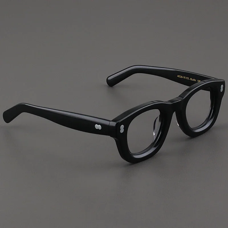 

Matte mirror frame female square board retro thick wide edge black frame large face eyeglass frame male