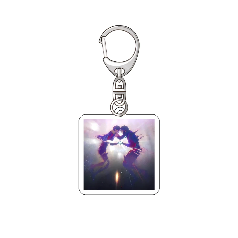 Arcane League Of Legends Jayce Viktor Anime Acrylic Friends Gift Girl Pendant fans Jewelry Keychain Key Ring Bag Charm Cute view 4