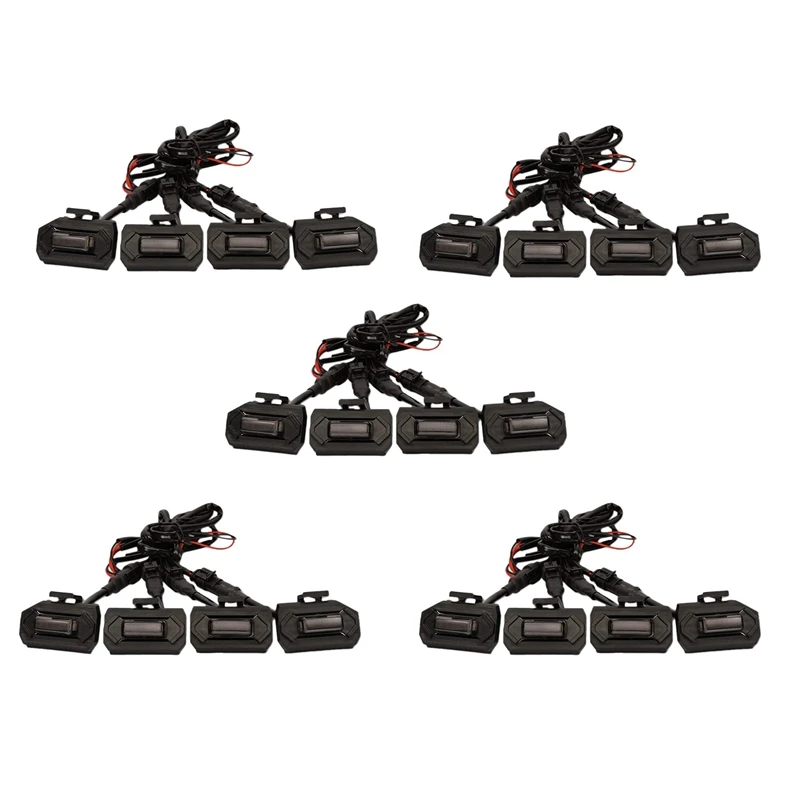 

20 шт., передние фонари для гриля для Toyota Tacoma Raptor TRD Off Road Sport 2020 2021, внешние фонари, желтые фонари