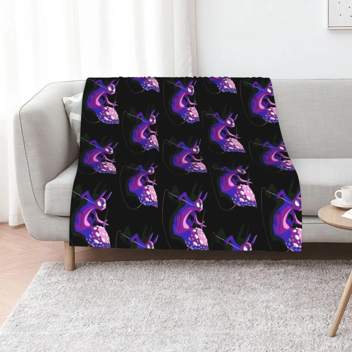 Rain World Downpour Slugcat Spearmaster Throw Blanket funny gift Plaid Luxury Brand Soft Plaid for babies Blankets
