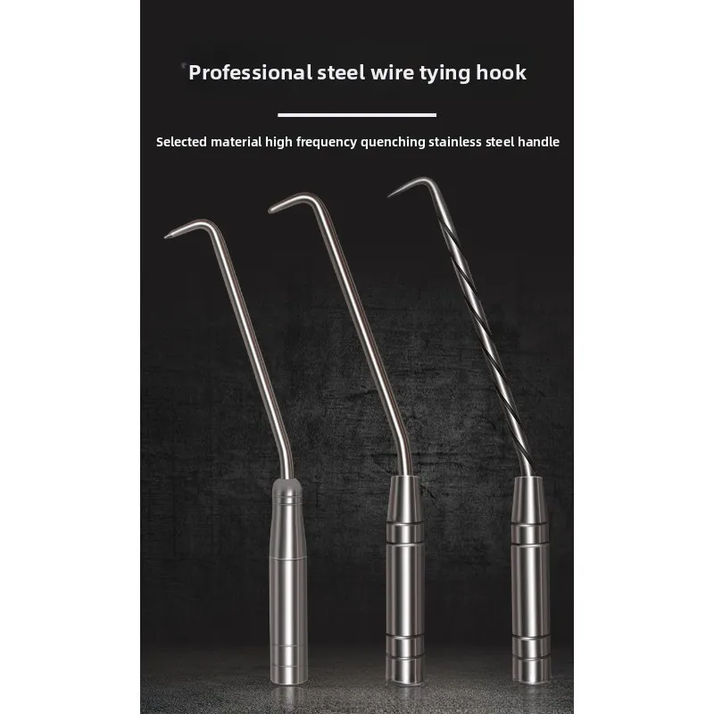 Semi-automatic Steel Bar Binding Hook, High Hardness Stainless Steel Reinforcement Wire Hook