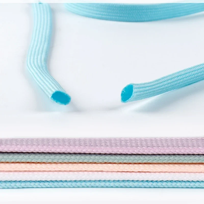 1 Paar solide, flache Schnürsenkel für Sneaker, Canvas-Schuhe, Damen- und Herrenschuhe, 21 Farben, Breite 0,8 cm, klassische Schnürsenkel für Schuhe. – Detail 12