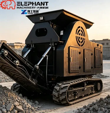 Mini Mobile Jaw Crusher Diesel Powered Energy Saving For Gold Ore Mining Small Quarry Crushing Machinery
