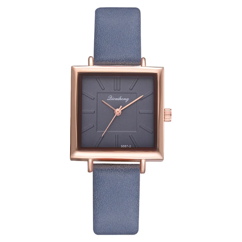 Women\'s Wrist Watch Square Quartz Watch Trend Fashion Luxury PU Leather Women Watches Simple Elegant Ladies Watches for Women