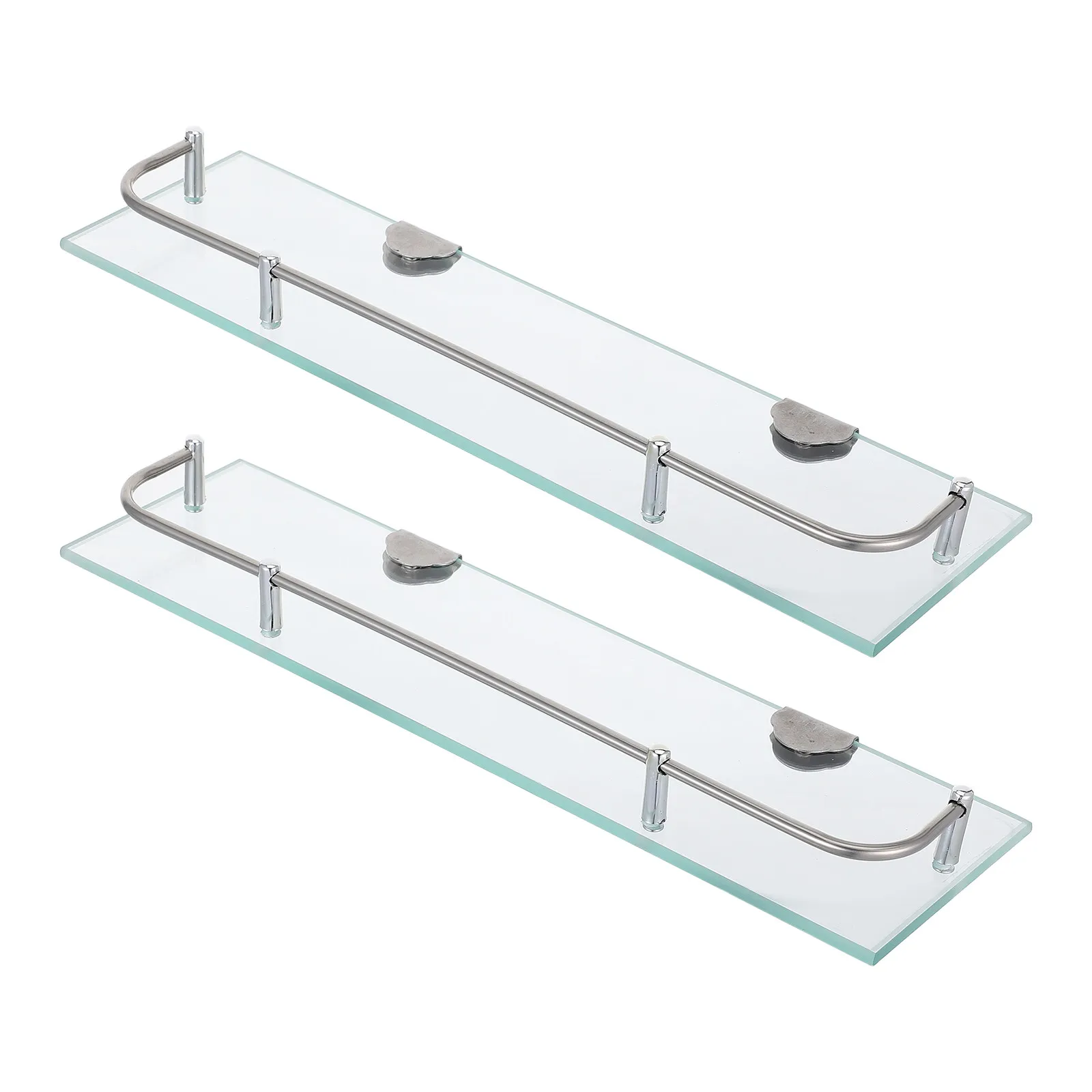 2pcs-stainless-steel-glass-floating-shelf-rectangular-clear-glass-shelves-for-bathroom-wall-kitchen-spice-jar-organizer