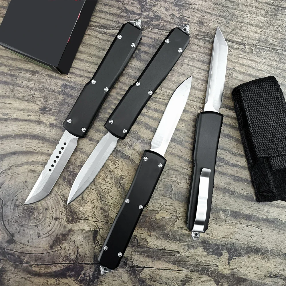 

High Quality Knife D2 4 Series Blade Aluminum Handle Outdoor EDC Tactical Knife Camping Hiking Self Defense Tool