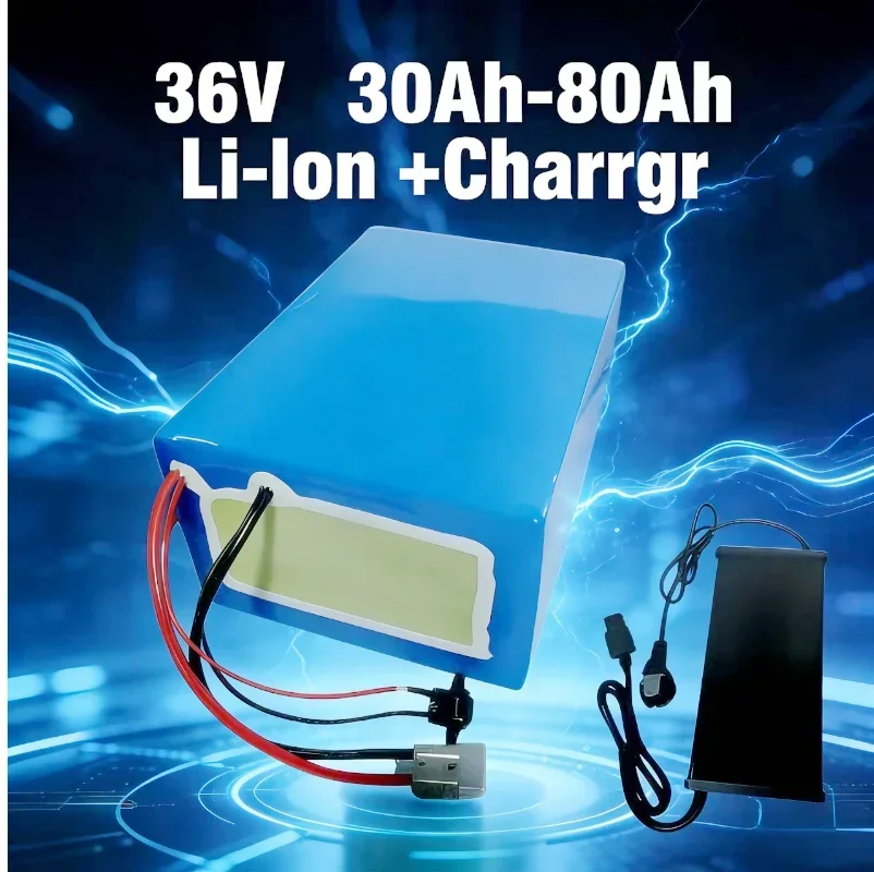 36V 30Ah-80Ah Li-lon Battery + Charger For Electric Kart/Tricycle/Scooter – Max Power & Long Runtime