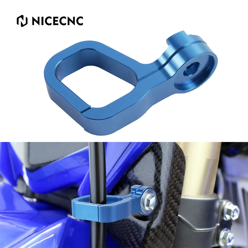 

NICECNC Front Brake Cable Clamp For Yamaha YZ250F 450F 2010-2022 YZ250FX YZ450FX 2016-2022 WR250F WR450F 17D-23389-50-00
