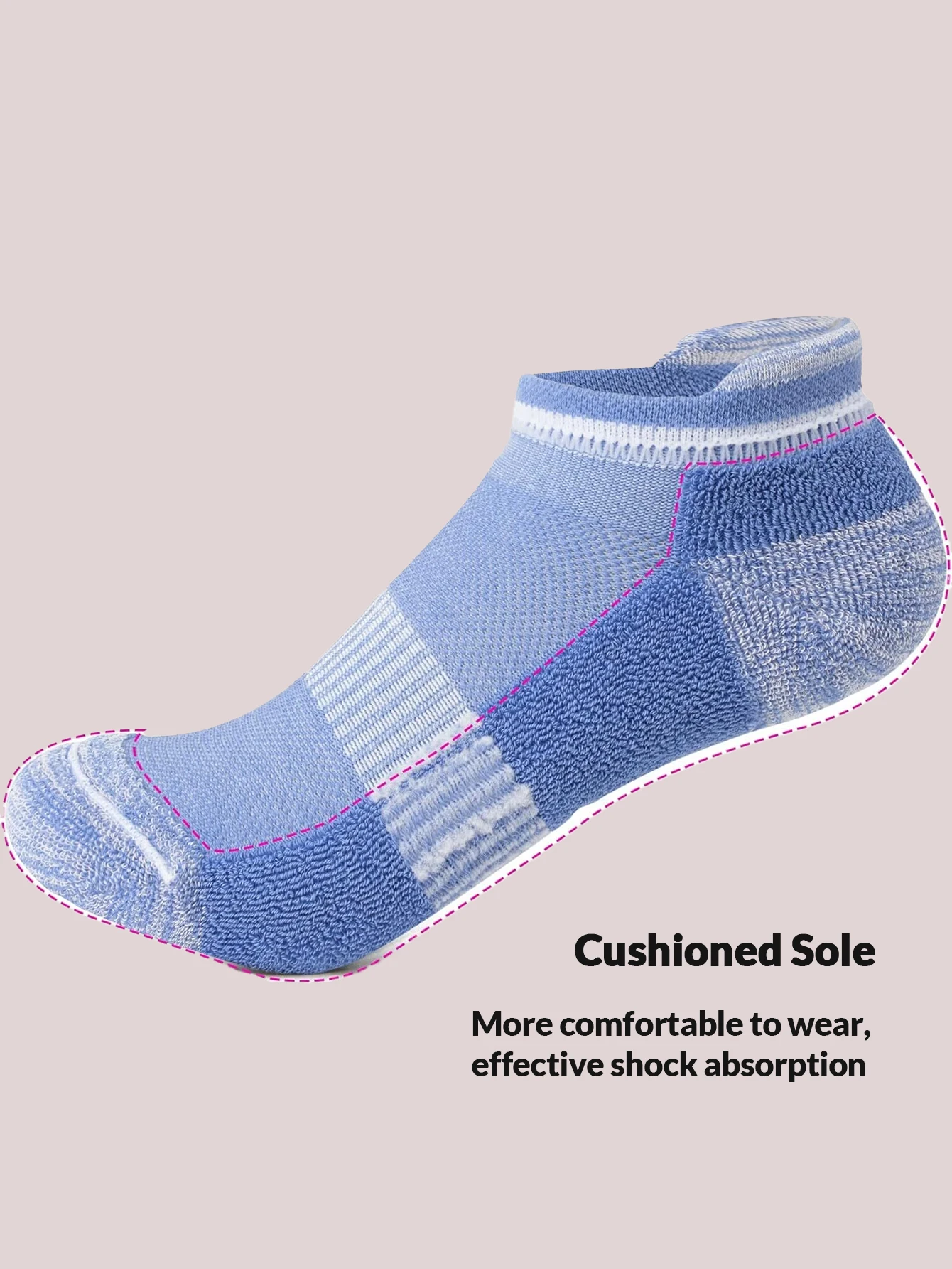 5/10Pairs Women Running Socks Basketball Breathable Anti Slip Sport Boat Socks Ankle Socks Men's Casua  Socksl