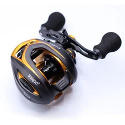 Lawaia Magnetic and Centrifugal Dual Brake Fishing Reel 17+1BB Baitcasting Reel 8KG Drag Carbon Baitcasting Reel