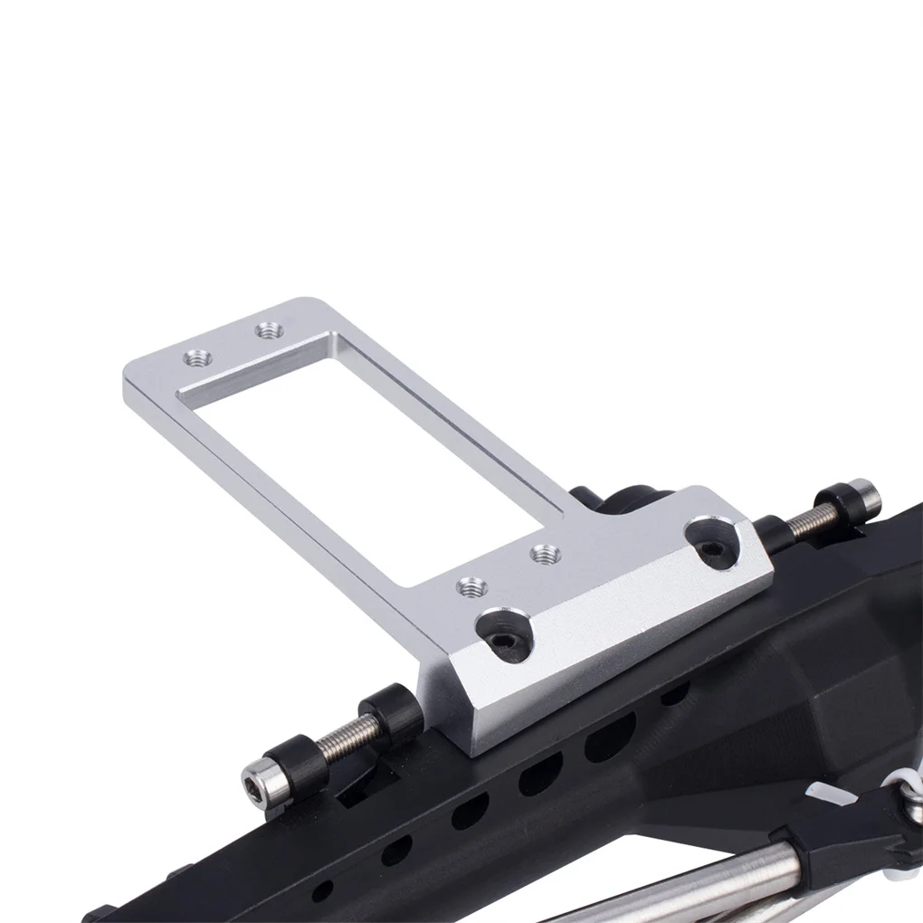 RCGOFOLLOW 1/10 Supporto Servo Sterzo di Precisione in Lega di Alluminio Staffa di Montaggio Servo per Axial Capra LCG RC Accessori Auto Rosso