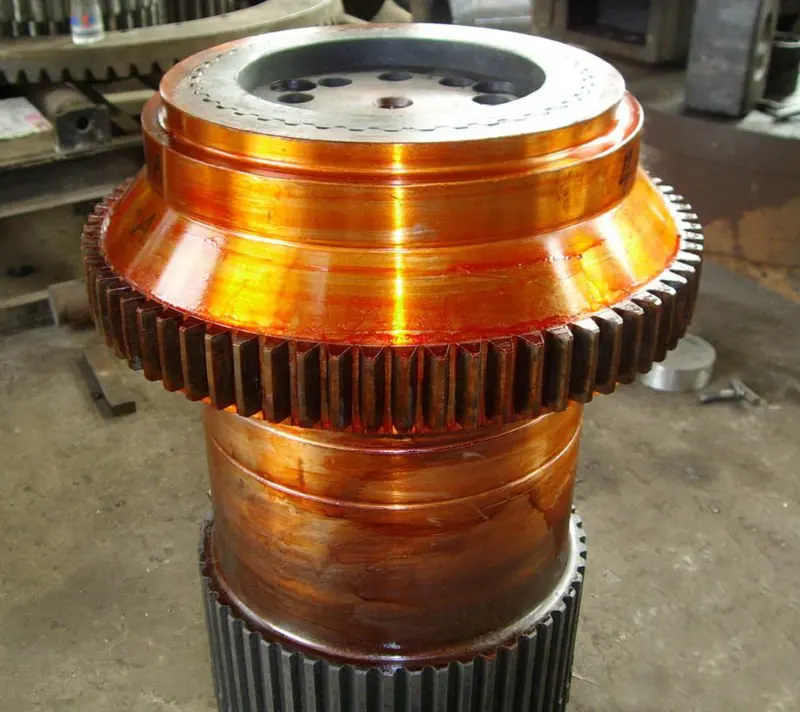 Customized OEM High Quality 30CrMoV9 Dlloy Steel High Efficiency Forging Spur Gear Wheel