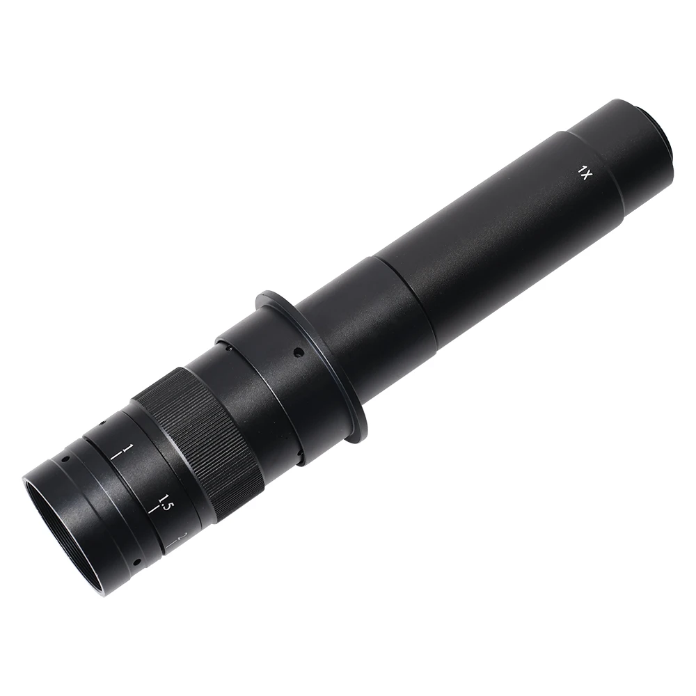 

HAYEAR 4.5X Adapter Max 300x Zoom C-mount Glass Lens Adapter for Industry Microscope Camera Magnifier Eyepiece