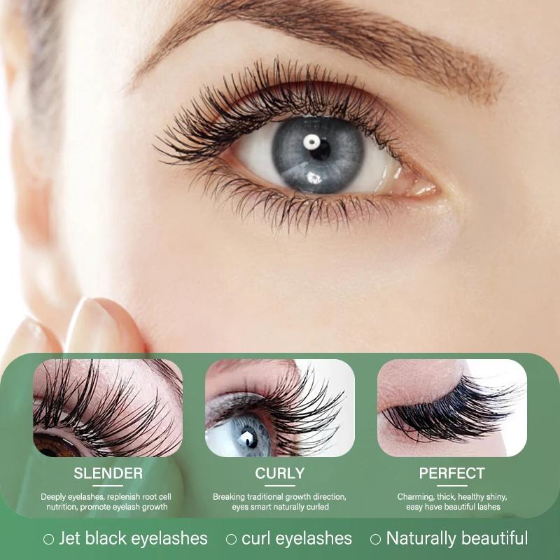 Sérum de croissance rapide des cils, rehausseur de cils, plus longs et plus pleins, cils naturels, maquillage pour les yeux bouclés, produits de soins lifting