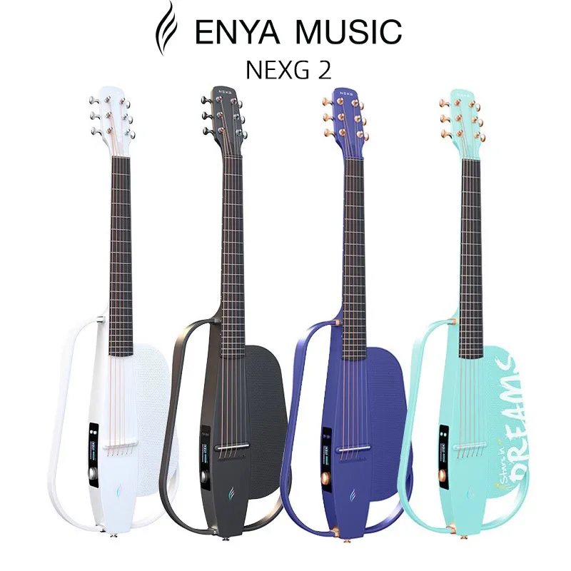 Enya Nexg2 Generation Carbon Fiber Smart Guitar for Boys and Girls, Electricity Box, Folk Guitar, Authentic Product, Wholesale