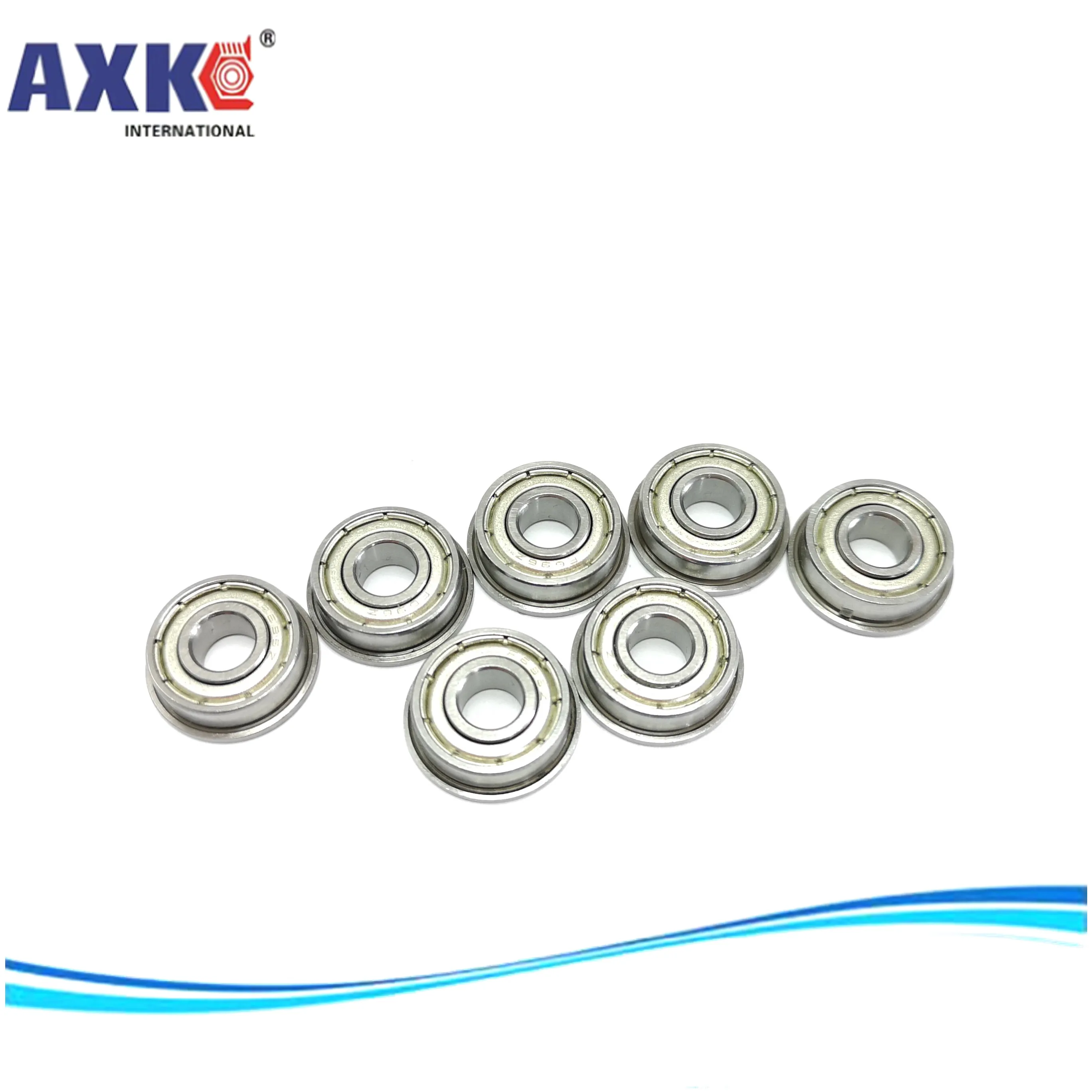 10pcs stainless steel flange bushing ABEC-5 fishing gear ball bearing SF684zz SF684-zz SF684 SSF684ZZ  4*9*10*4*1 mm