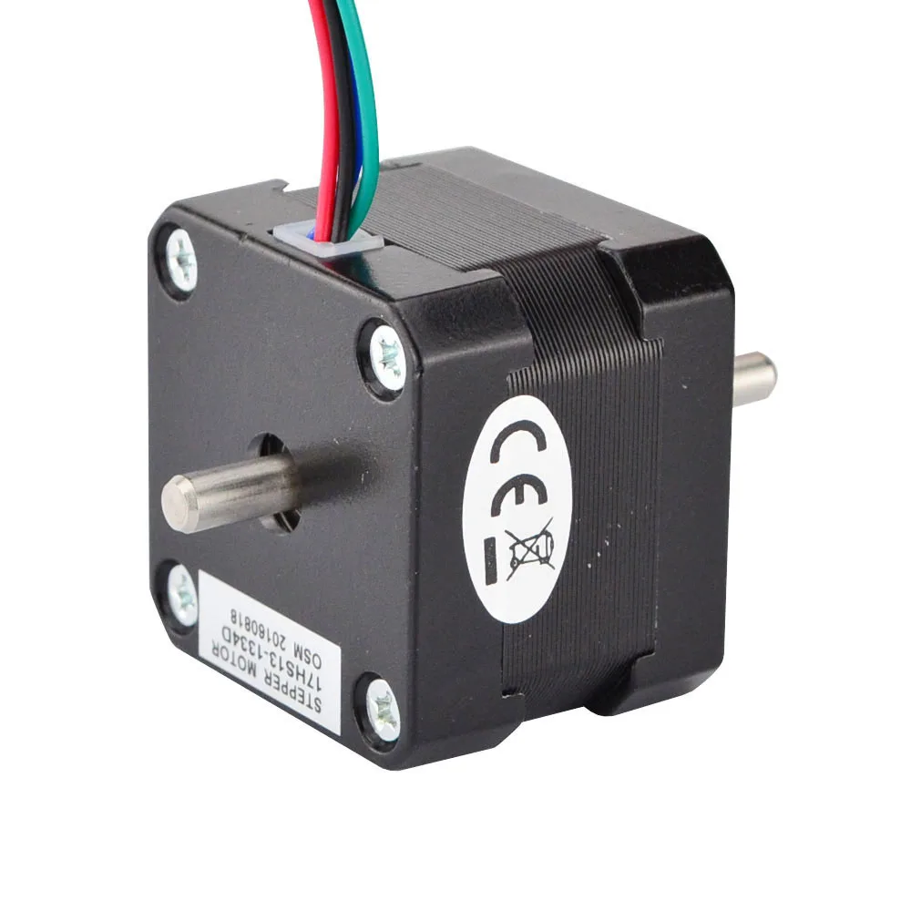 Dual Shaft Nema 17 Stepper Motor 4-lead 22Ncm(31oz.in) 1.33A 42 Motor 34mm Length for DIY CNC 3D Printer