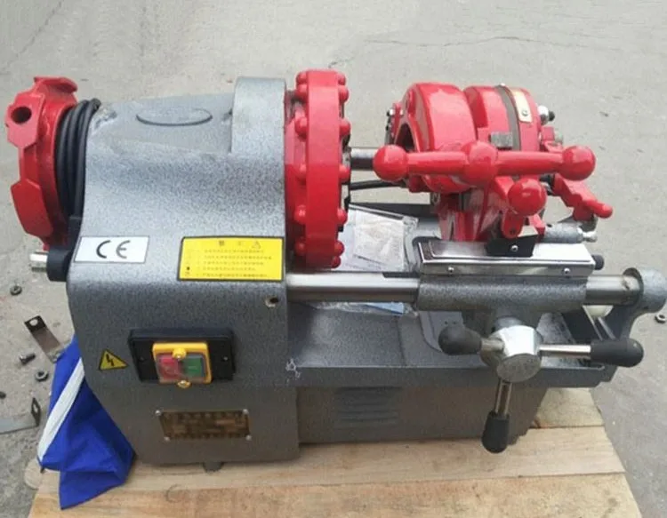 

Automatic Electric Desktop Screw Threader 1/2\"-2\" Stainless Steel Pipe Wire Threading Machine