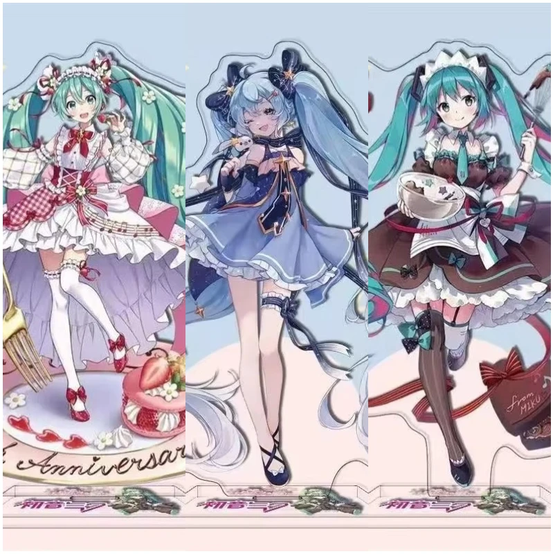 Cute Hatsune Miku Figure Anime 10cm Miku Sama Statue Desk Decor Kawaii Anime Figure Gift for Girlfriend Best Friend Anime