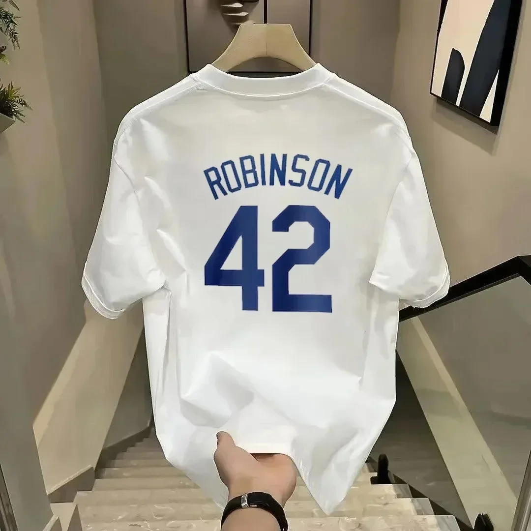 New Hot Sale Los Angeles Dodgers Number 17 Tshirt Pure Cotton Training Top Sport Short Sleeve Baseball Jersey For Kids/Adult