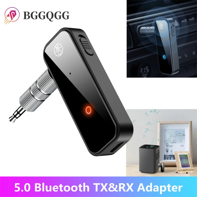 5.0 Bluetooth Adapter Wireless Audio AUX Blueteeth Transmitter Receiver Computer Adaptador Mini Sender for Car TV Earphone