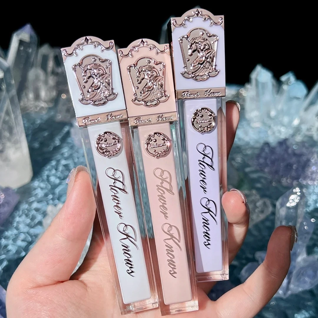 フラワーノウズ クリスタルリップグレイズ ミラーモイスチャーリップスティック 韓国リップバーム クリアリップグロス 栄養補給 韓国メイクアップ化粧品