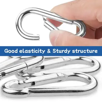 20個304不銹鋼彈簧扣登山扣快速連接環鉤快拆鏈條扣 10 最佳銷售 鐐銬 - №1