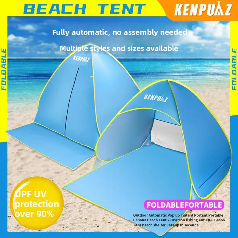 

Fully Auatic 2-Second QuiOpen Outdoor Sun ade Tent Instant -Up Canopy for Biking Cam Hiking And Other Outdoor A...