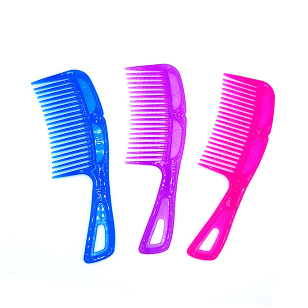 Glitter axe comb King hair brush garmabit color random