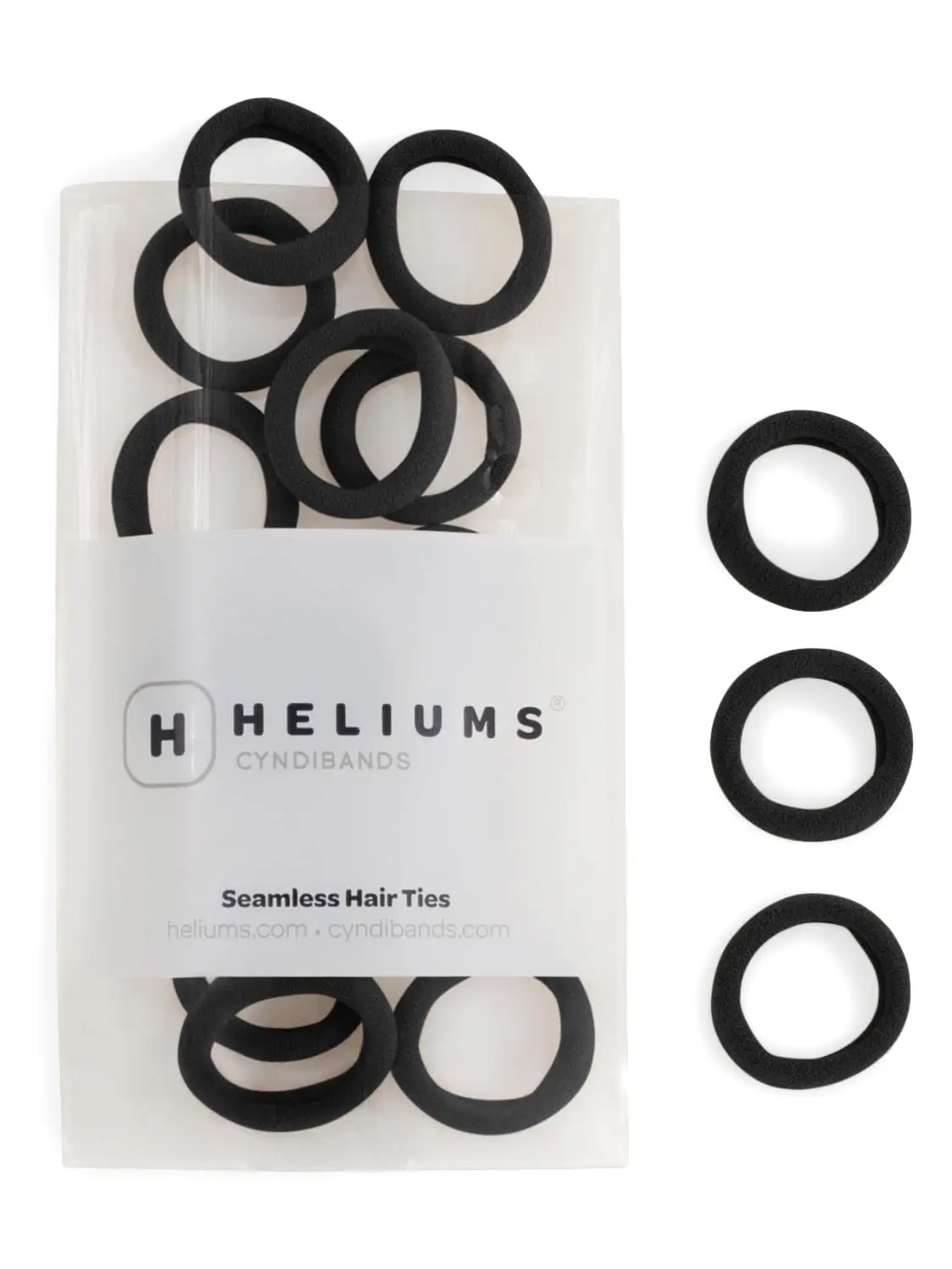 

Mini Soft Hair Ties, Black, 1 Inch Nylon Bands, No Damage Ponytail Holders for Kids Braids Thin Hair - 30 Pack