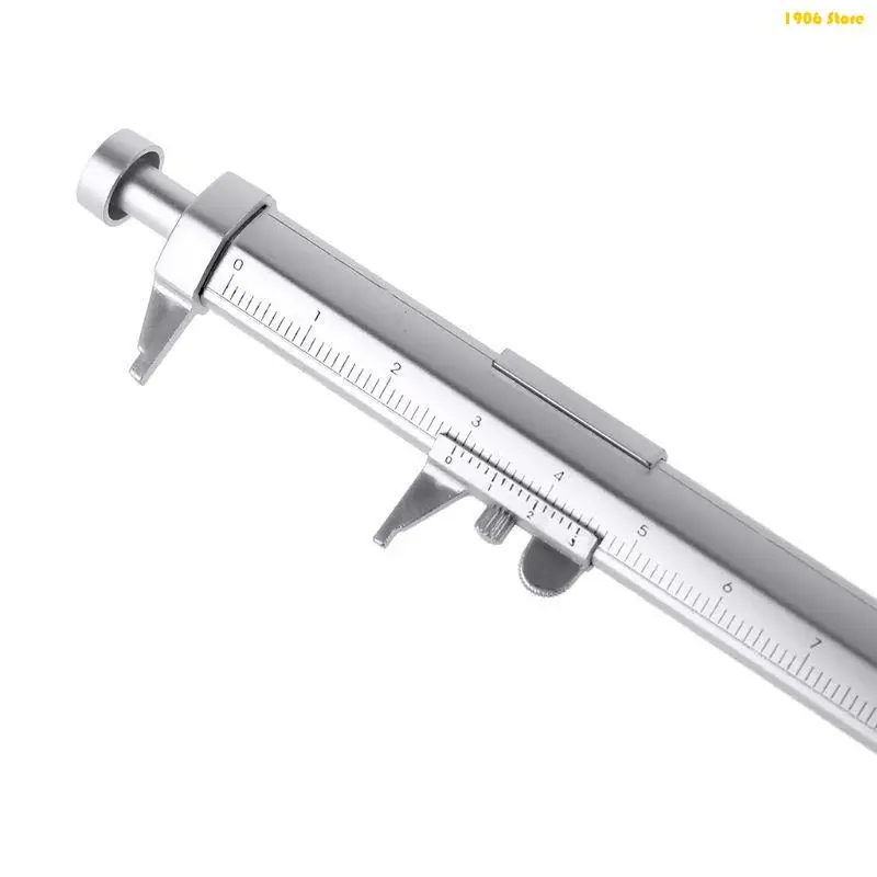 U1JB Inks Pen Roller Ballpoint Plastic Pen Verniers Calipers Rulers Ball-Point Pen Protable Measuring Tool