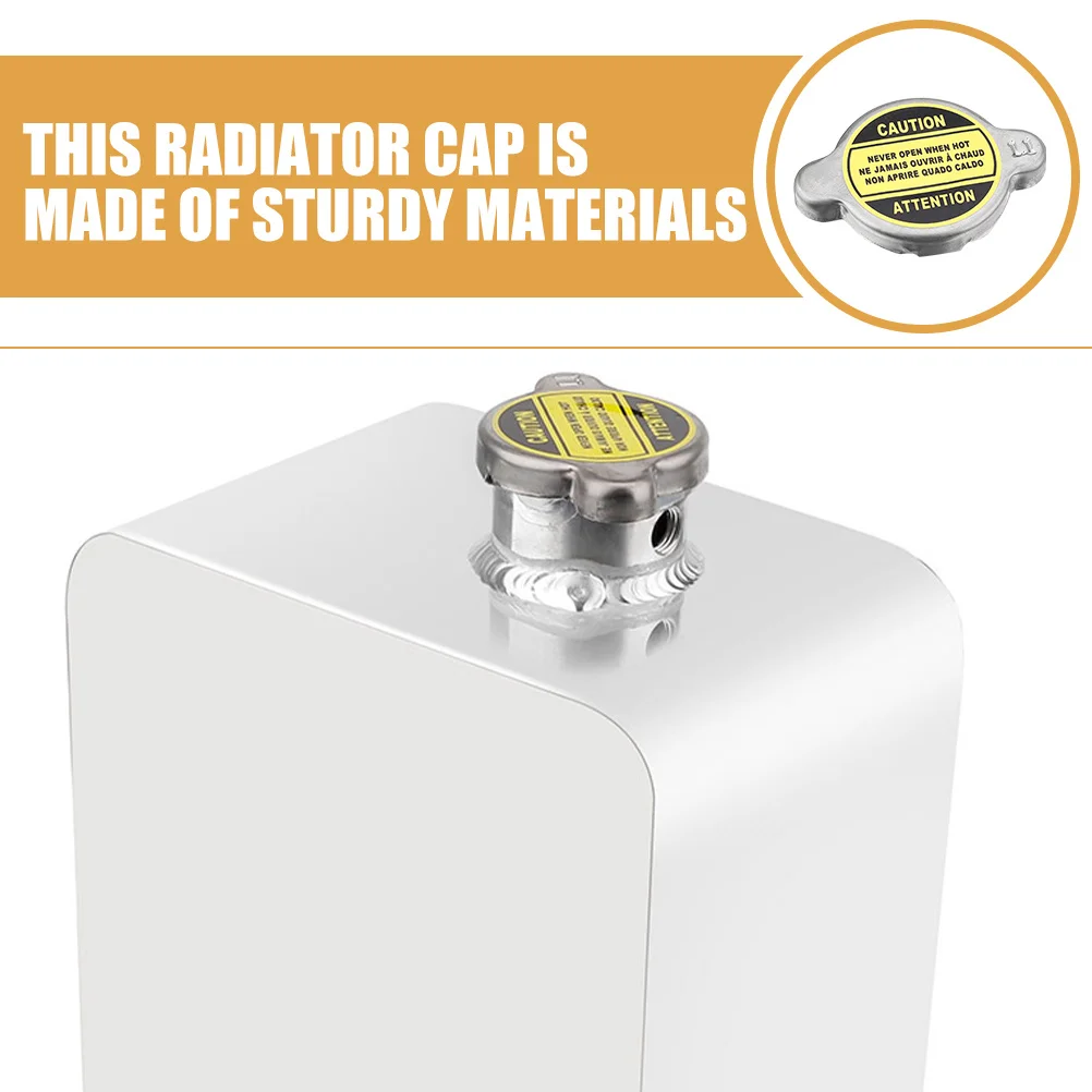 

Radiator Cap Water Tank Fuel Cap For Car Metal Cooling System Engine Oil Tank Lid Replacement Part Vehicle Accessories