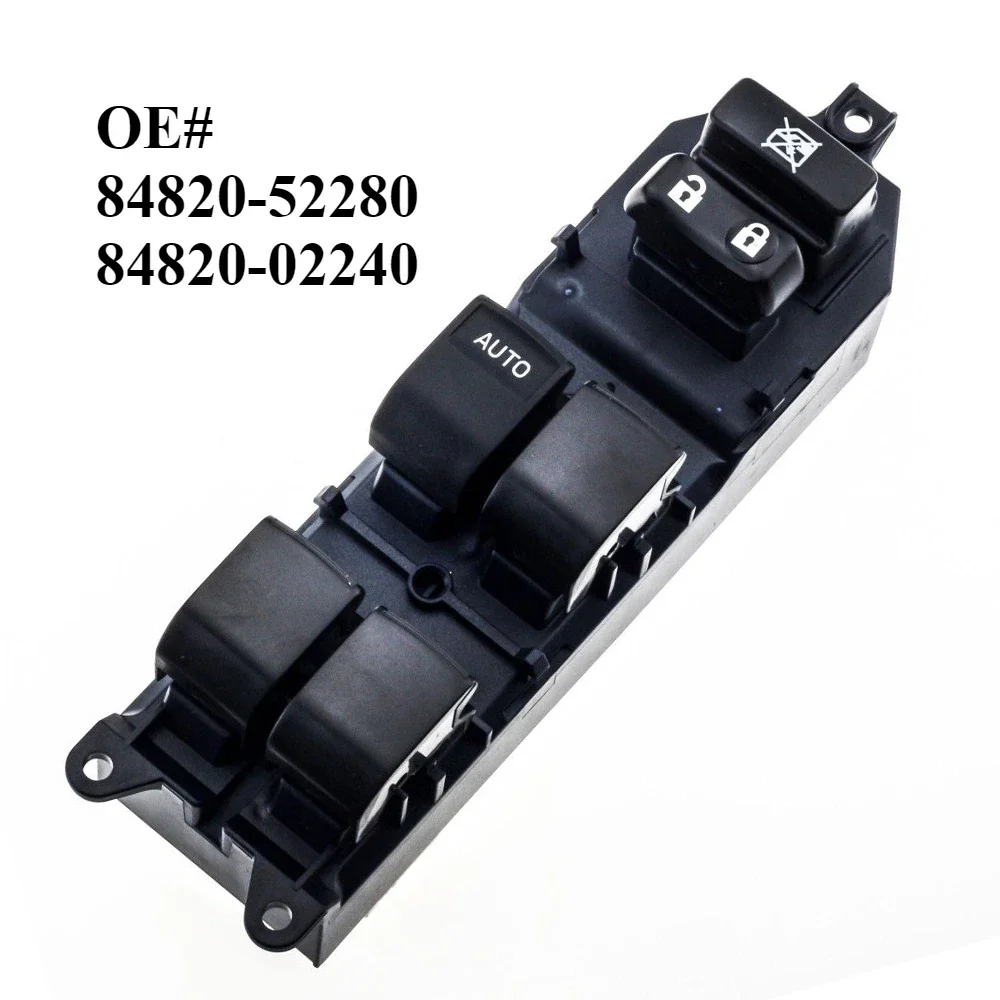 

Front Left Power Window Control Switch Glass Lifter for Toyota Matrix 2009 2010 2011 2012 2013 2014 84820-52280 84820-02240