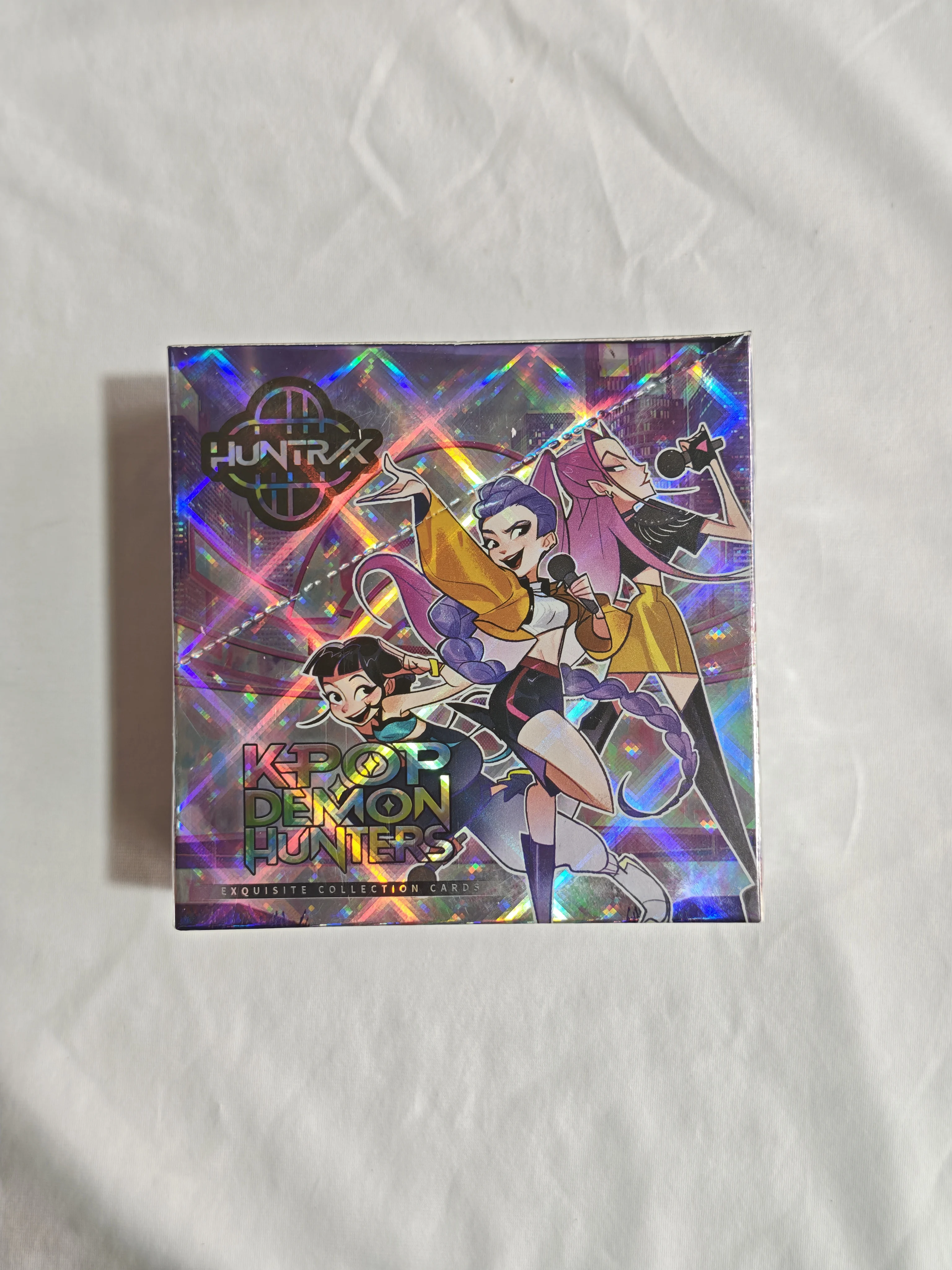 Cartes de personnages rares de l'anime K-Pop Demon Hunters, collection de cartes de jeu en boîte mystère, jouets pour enfants, cadeaux de Noël