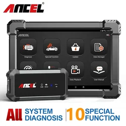 ANCEL X7 OBD2 Full System Auto Scanner ECU Coding Active Test Oil EPB DPF ABS TPMS Injector Coding 10 Reset Car Diagnostic Tool