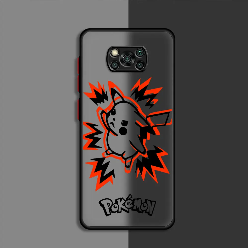 Pokemon Gengar Case For Xiaoimi Poco X3 NFC 11T Pro 11 Lite X5 X4 12 13 9T 12X F3 M5 C40 C50 C51 Funda Back Phone Cover