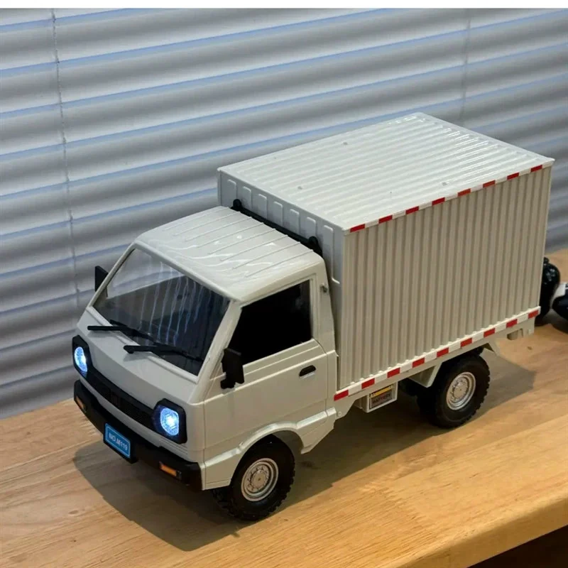 WPL D12 Rc Auto Simulatie Drift Klimmen Truck 1:10/1:16 Led Licht Cargo Rc Elektrisch Speelgoed Model voor Jongens Kerst Verrassing Geschenken