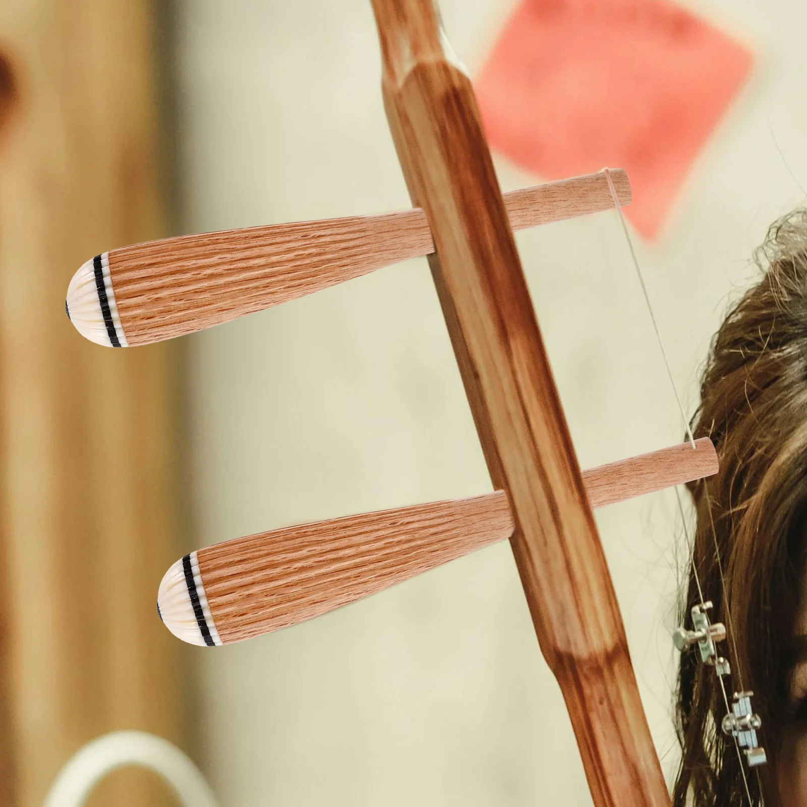 

2 Pcs Acoustic Peg Erhu Tuning Tuner Musical Instrument Parts Tuners for Instruments Accessories Replacement Pegs