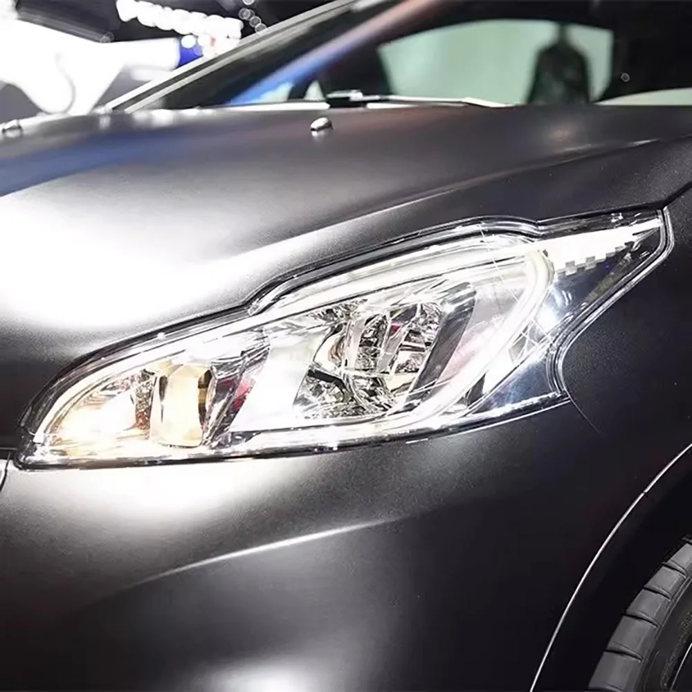 Lampshade Headlamp Cover For Peugeot 208 (Domestic Version) 2012 2013 2014 2015-2018 Lamp Shell Mask Headlight Shade Plexiglass
