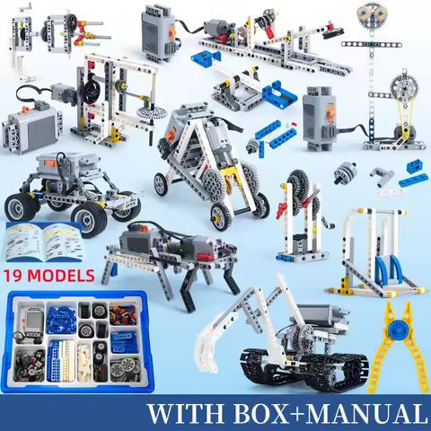 Technical STEM Building Set Creative MOC Assembly Bricks Educational DIY Model Gift Idea Adults Kids Holiday