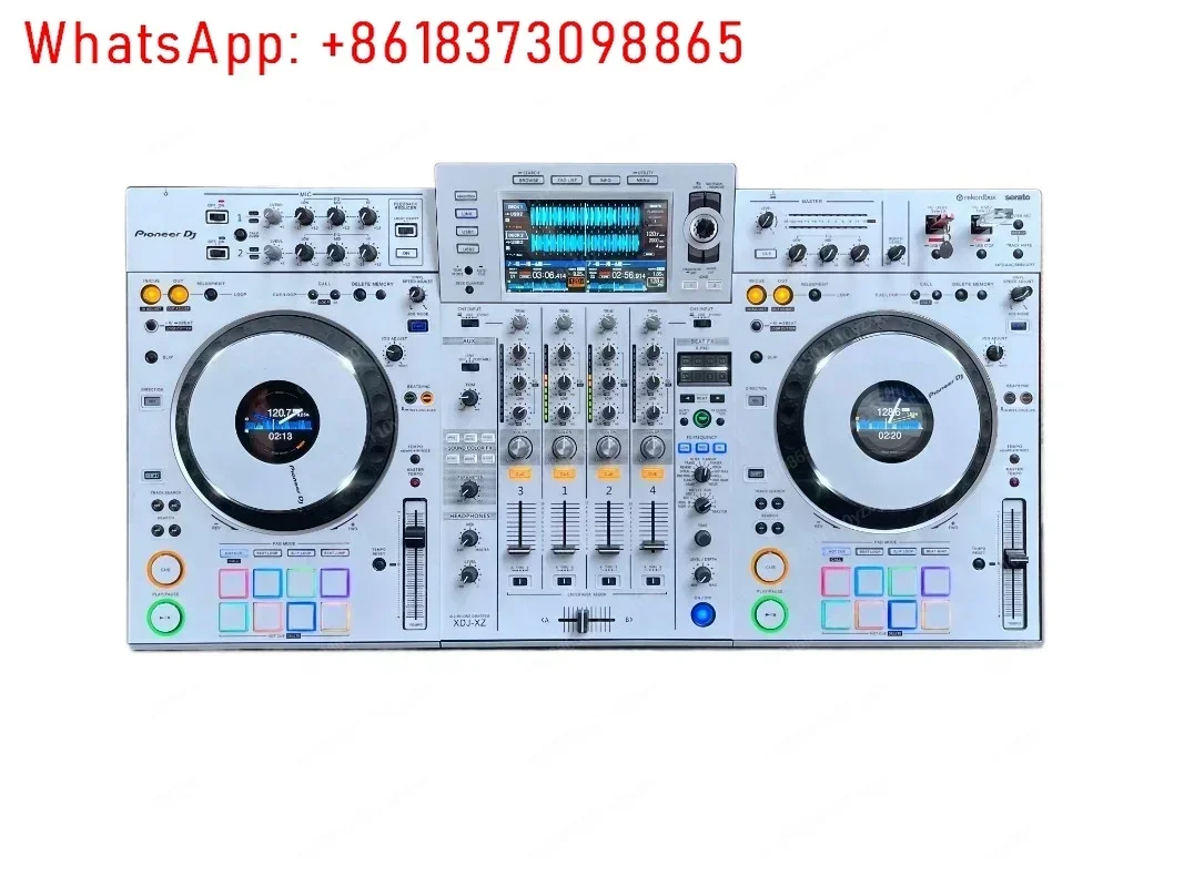 وحدة التحكم في فيلم الملصق xdj-xz xdjxz آلة DJ المتكاملة محاطة بالكامل بمواد الكمبيوتر المستوردة والملصقات الخضراء