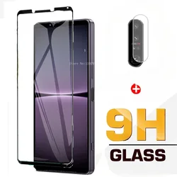 2 w 1 szkło ochronne dla Sony Xperia 1 5 10 VI IV folia ochronna na ekran do aparatu Xperia 1 V 10 II III IV folia szklana