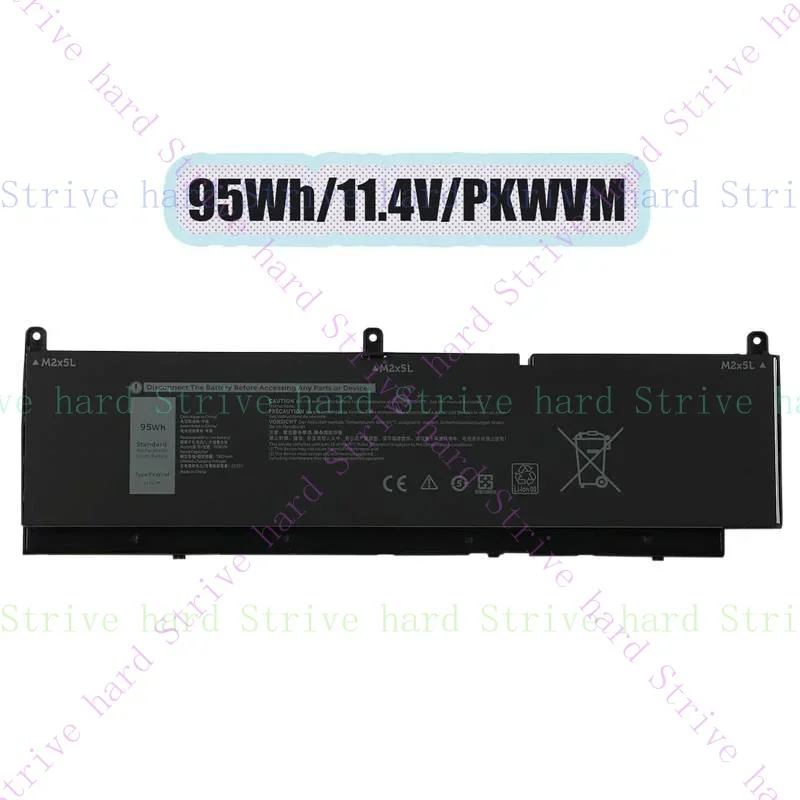 

New PKWVM 95Wh Battery For Dell Precision 7550 7750 C903V 447VR CR72X 17C06